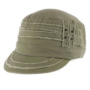 CTM Women's Distressed Cadet Hat